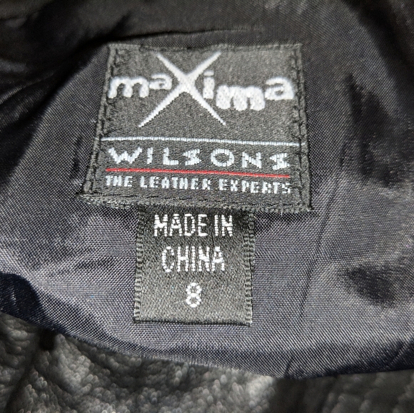 Leather mini skirt - Picture 3 of 3